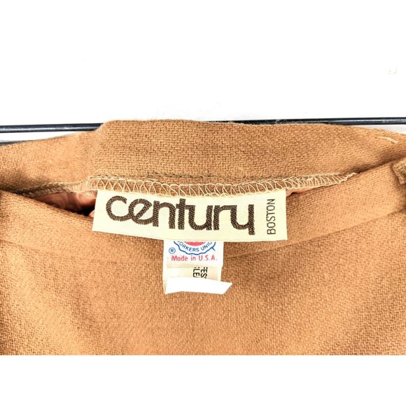 Vintage Century tan beige wool midi aline pencil skirt - Picture 4 of 6